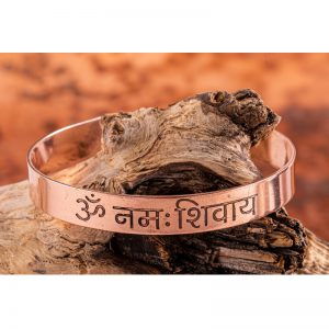 Koperen armband Ohm Namah Shivaya Mantra koper
